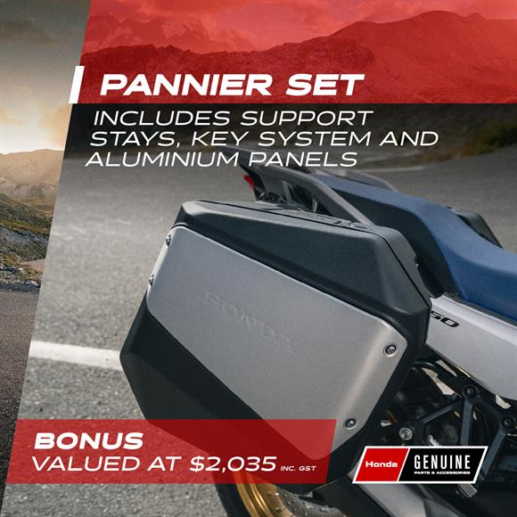 New Honda XL750 Bonus Tour Pack worth $2575